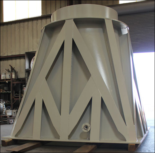 42" Dia. Transition Piece Designed for a Water Tower in Texas 42" Dia. Transition Piece Designed for a Water Tower in Texas