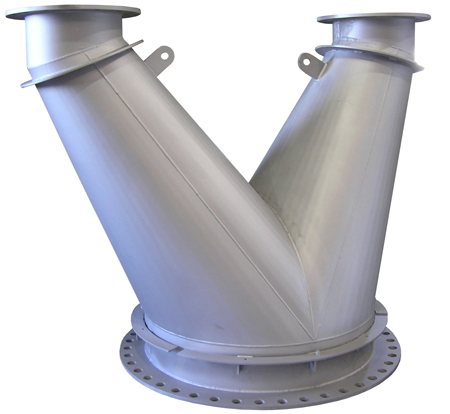 Exhaust Manifold that will be used with an Electric Generating System Exhaust Manifold that will be used with an Electric Generating System