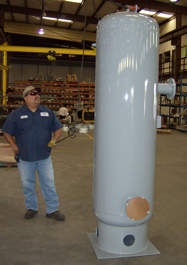 26" Hot Water Expansion Tank for a Compressor Station