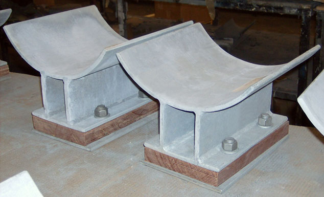 Insulated Pipe Supports with Permali Insulation