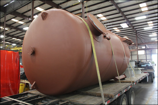 84" Water Treatment Vessel Designed for a Refinery in Texas 84" Water Treatment Vessel Designed for a Refinery in Texas
