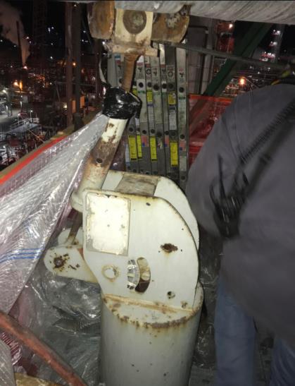 Bent Rod During Turnaround Work Bent Rod During Turnaround Work